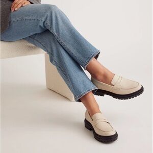 Quince Italian Leather Lug Sole Loafer